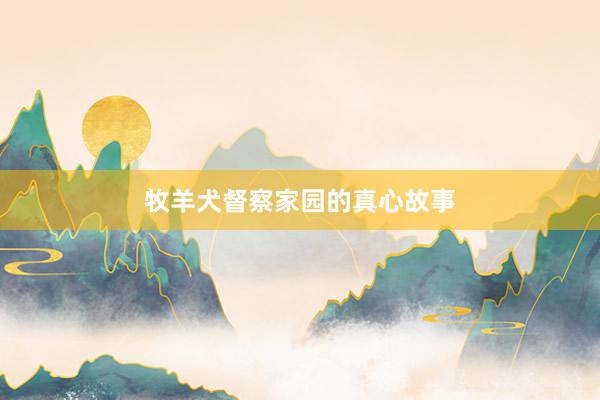 牧羊犬督察家园的真心故事